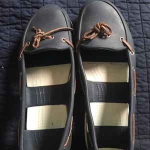 Crocs boat shoe style Sz 9